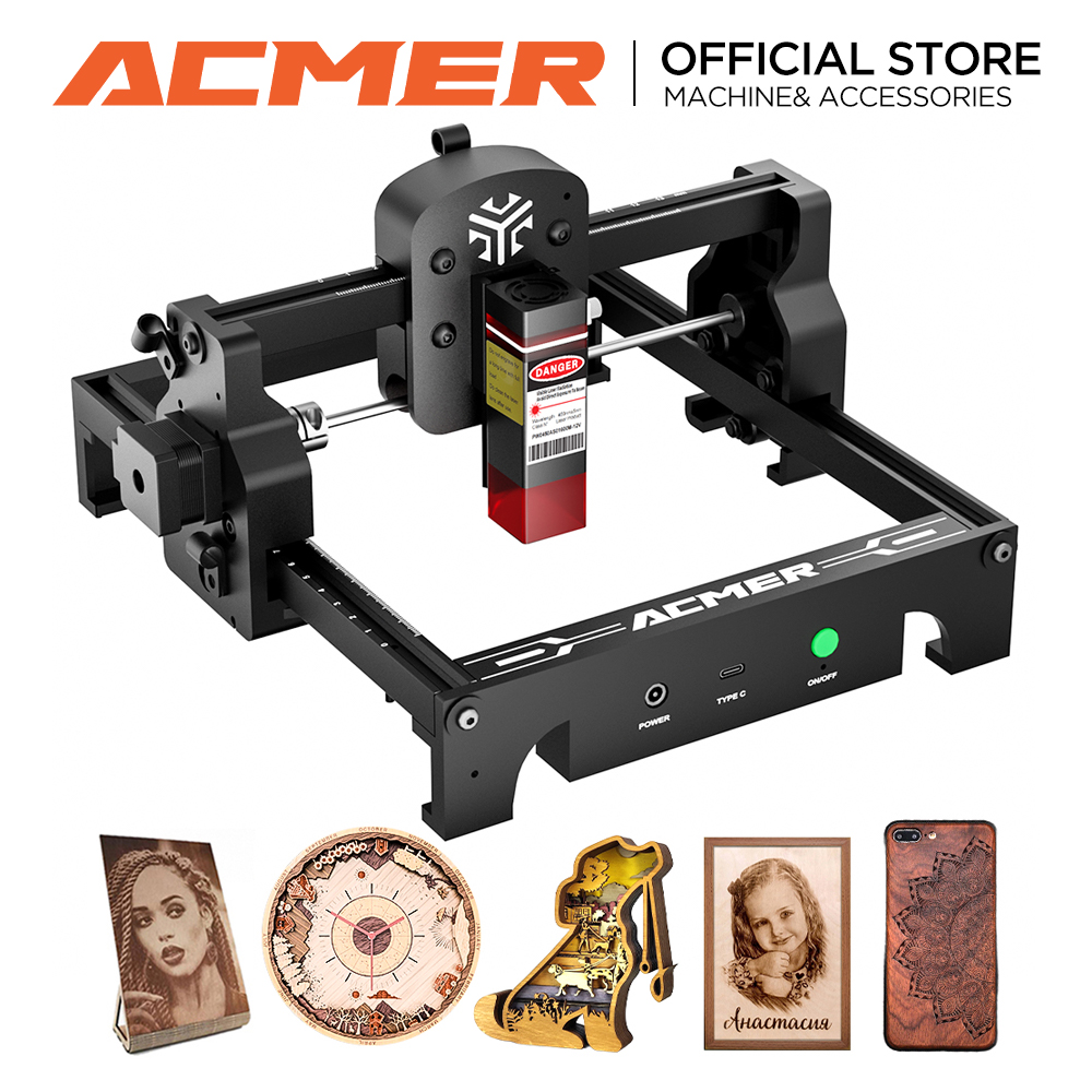 Industrial Handheld Laser Engraver - Лазерный гравер ACMER S1 6W/3.5W/2.5W, миниатюрный