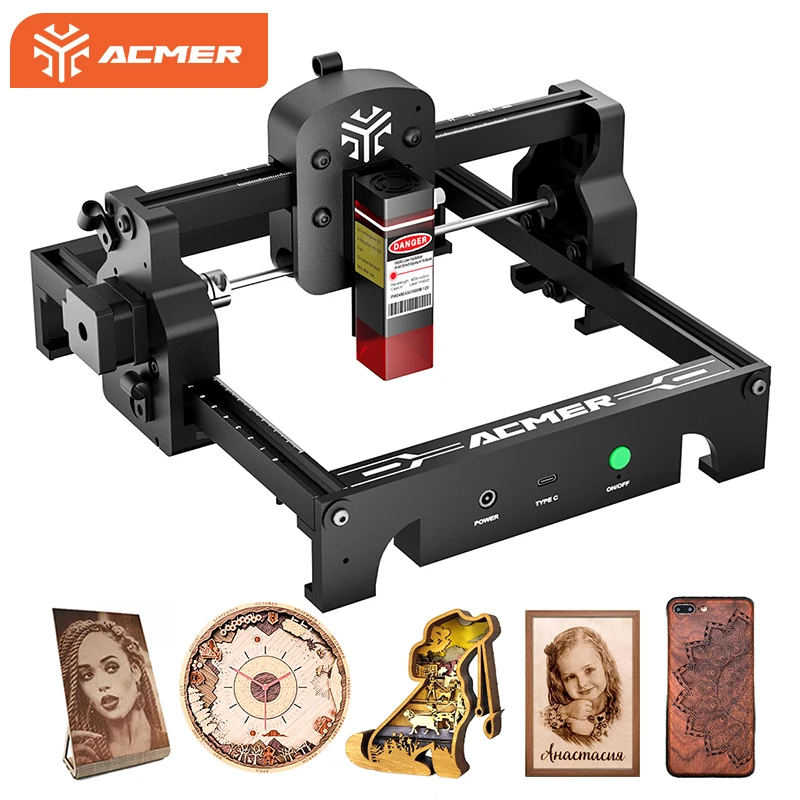 Industrial Handheld Laser Engraver - ACMER S1 6W/3.5W/2.5W Миниатюрный портативный лазерный