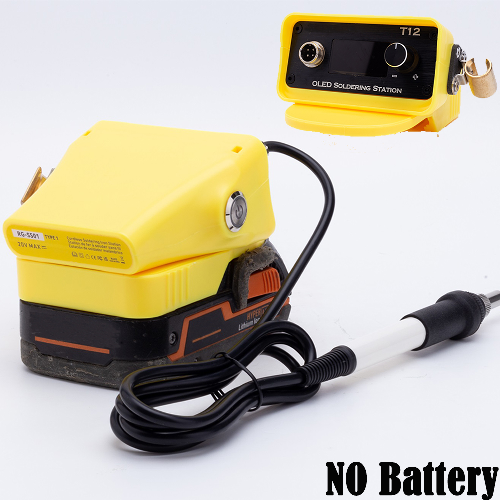 Industrial Laser Soldering Iron - Цифровой паяльник T12, беспроводная паяльная станция