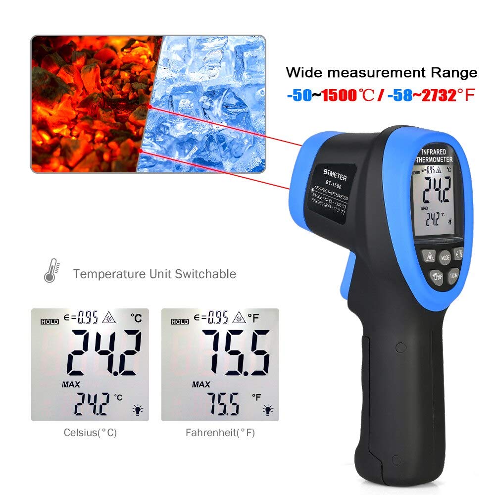 Лазерный термометр с диапазоно – обзор и цена Industrial Laser Temperature Gun