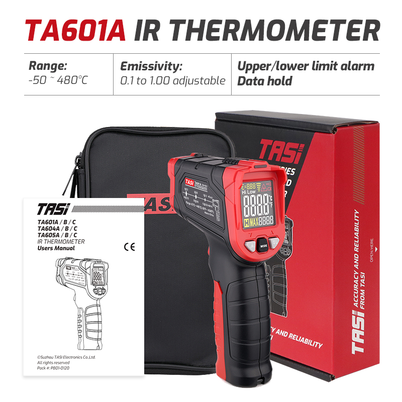 Инфракрасный термометр TA601A  – обзор и цена Industrial Laser Temperature Gun