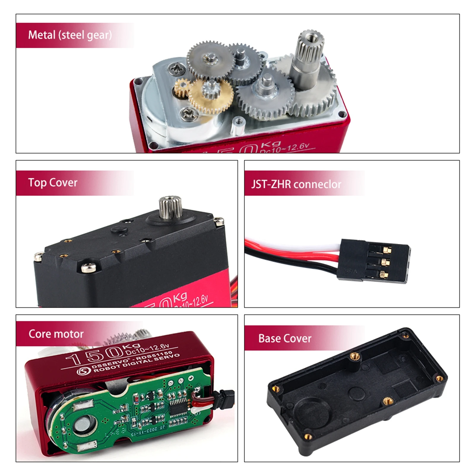 Металлическая Шестерня RDS5115 – обзор и цена Servo Motor Cnc