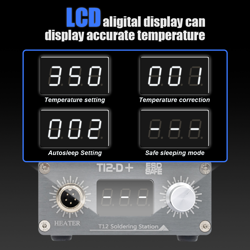 Паяльная станция JCD T12-D PLU – обзор и цена Industrial Laser Soldering Iron
