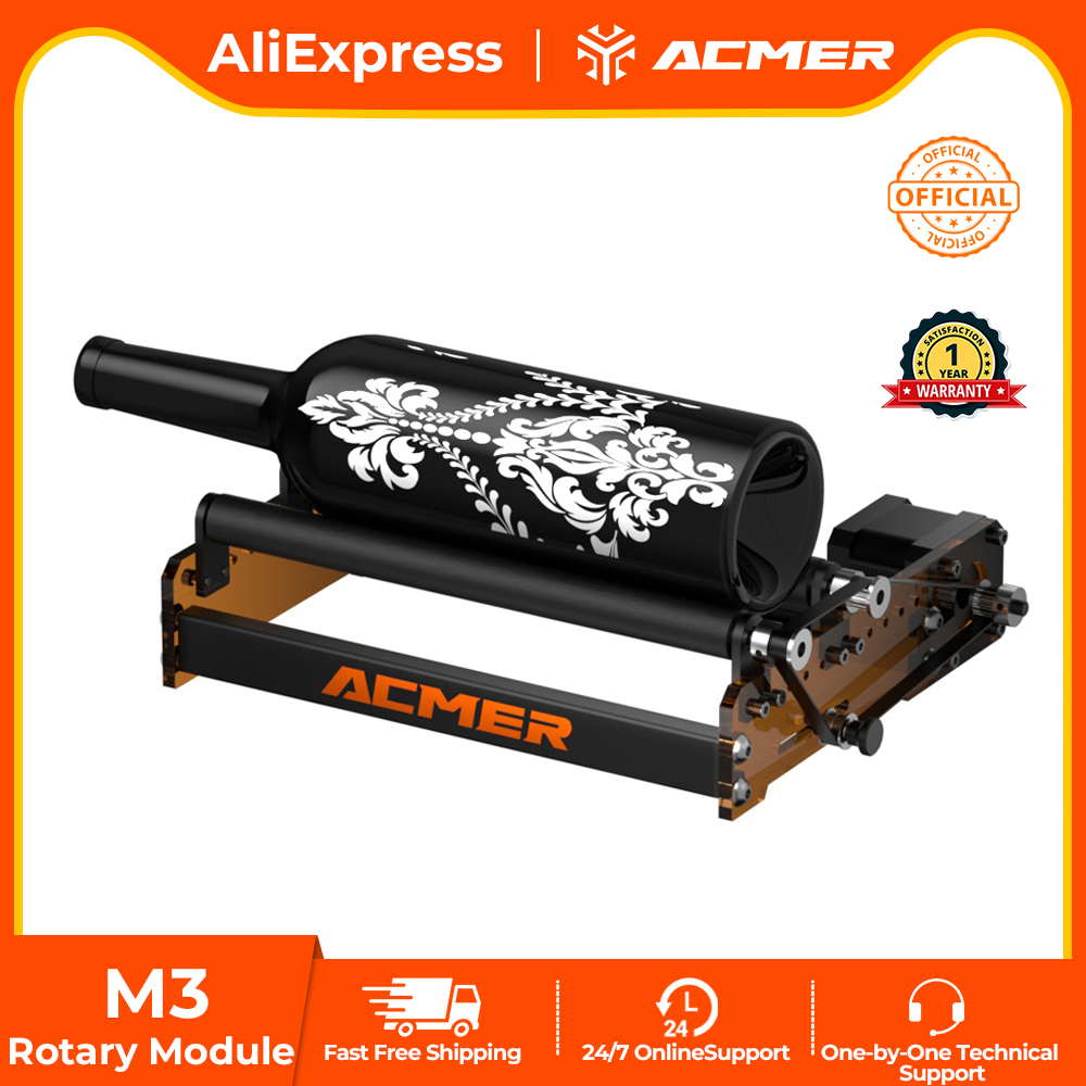 Лазерный ролик ACMER M3 на 360 – обзор и цена Laser Engraving Software
