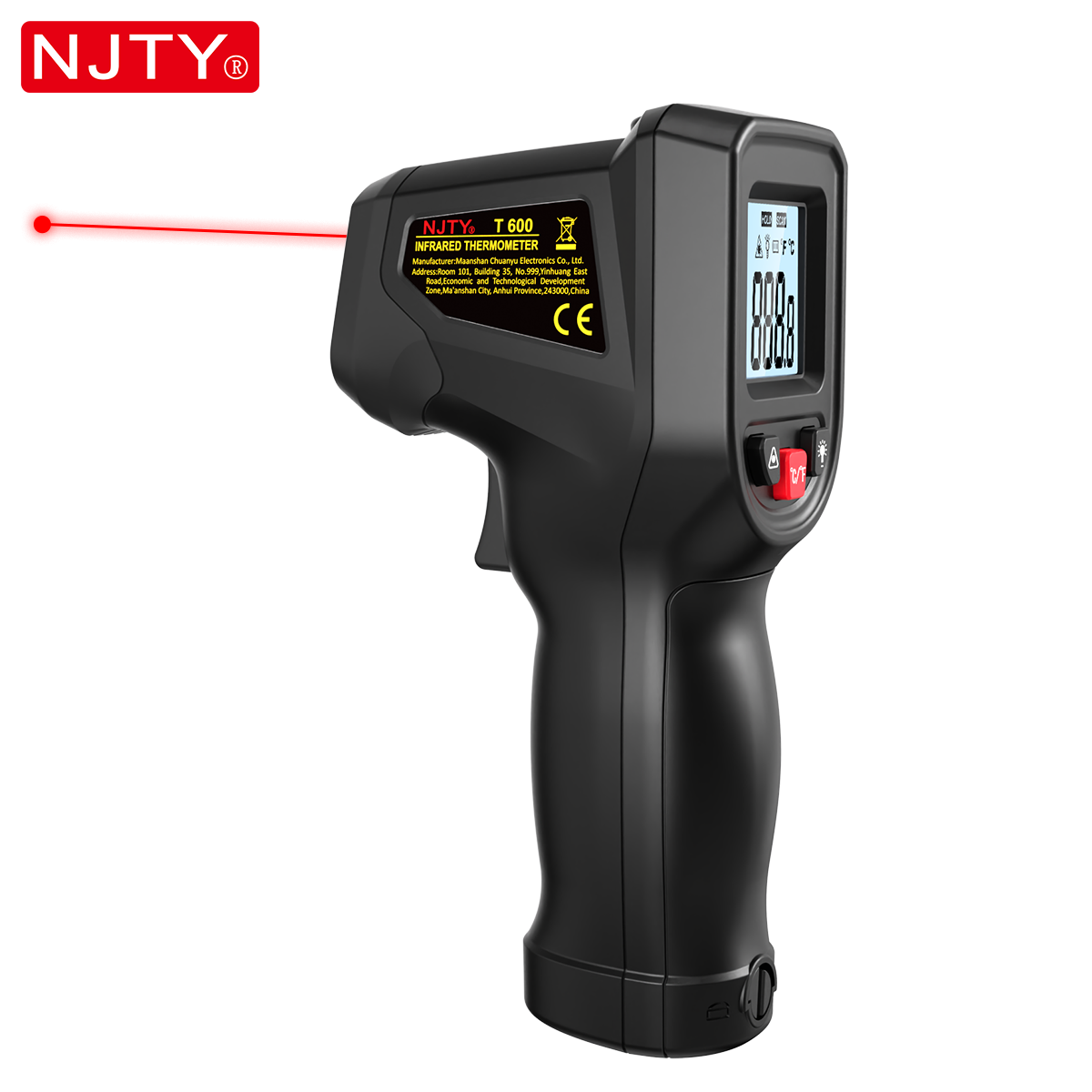 NJTY T600 Инфракрасный термоме – обзор и цена Industrial Laser Temperature Gun