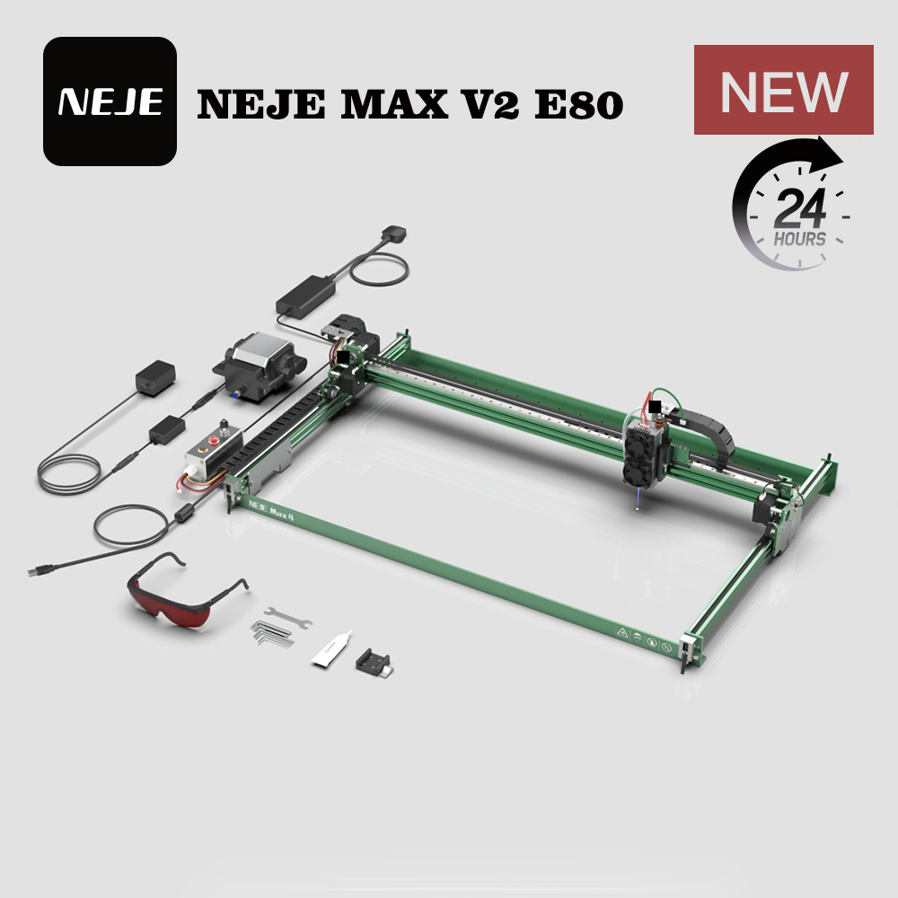 Лазерный гравер NEJE MAX V2 E8 – обзор и цена Industrial Laser Cutting