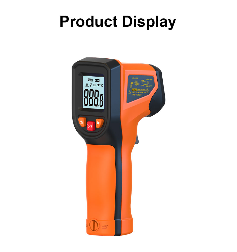 Цифровой инфракрасный термомет – обзор и цена Industrial Laser Temperature Gun