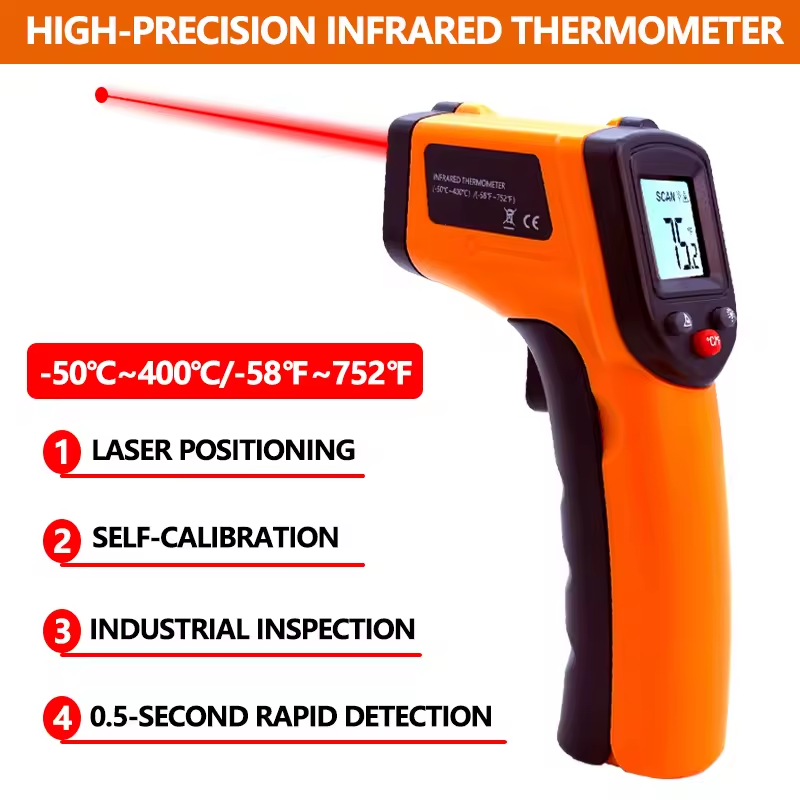 Ручной инфракрасный термометр- – обзор и цена Industrial Laser Temperature Gun
